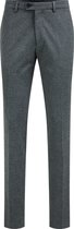 WE Fashion Heren slim fit pantalon met dessin, Seldon