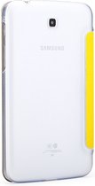 Samsung Galaxy Tab 3 7.0 Hoes - Rock - Chic Serie - Hard Kunststof Bookcase - Geel - Hoes Geschikt Voor Samsung Galaxy Tab 3 7.0
