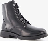 Hush Puppies leren veterboots - Zwart - Maat 41 - Echt leer