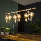 Crea Hanglamp Eetkamer 6L Chop Ø125 mm lichtbron / Oud zilver - Industrieel hanglampen - Design