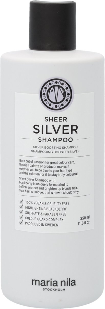 Maria Nila Palett Sheer Silver Shampoo -350 ml | bol.com
