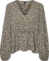 Vero Moda Blouse Vmolga Ls Top Wvn Ga 10269910 Laurel Wreath/hubi Dames Maat - S