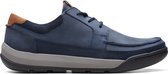 Clarks - Heren schoenen - Ashcombe Craft - G - blauw - maat 7,5