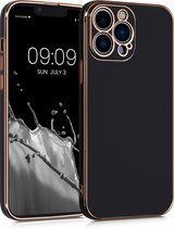 kwmobile Hoes voor Apple iPhone 13 Pro Max - Backcover voor smartphone - Telefoonhoesje in zwart