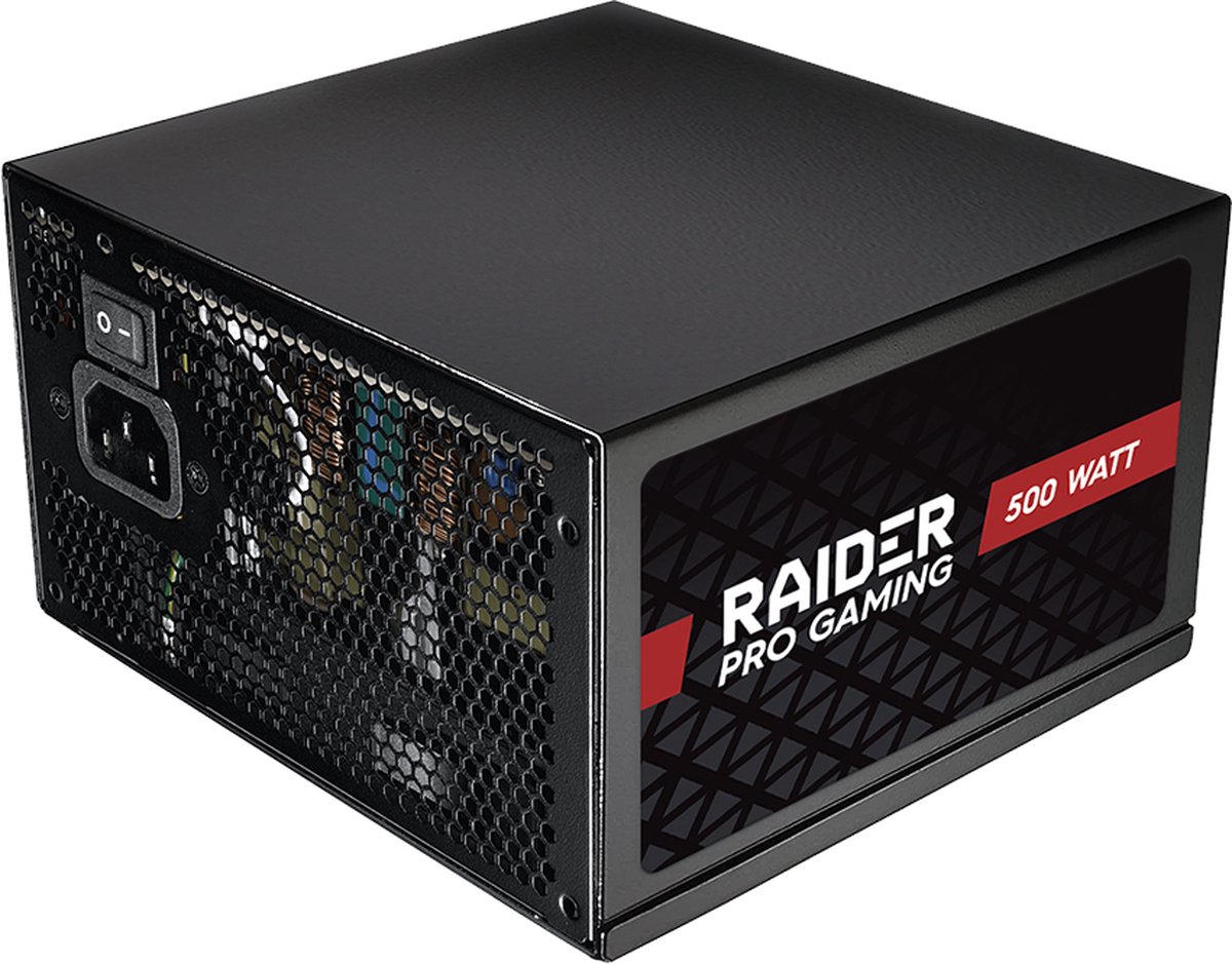 RAIDER PRO GAMING Power Supply - PC Voeding - PSU ATX 500 WATT