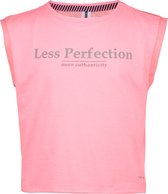 B.Nosy meisjes t-shirt Less Perfection met mesh backside Sorbet