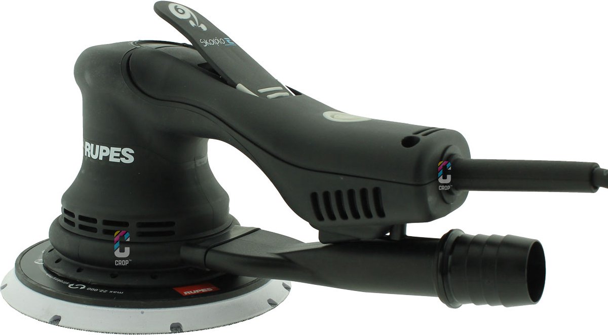 RUPES Skorpio-E Schuurmachine 150mm - 3mm Excentrische Uitslag met 6 meter kabel – foto 4