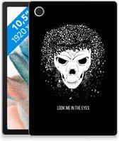 Cover Samsung Galaxy Tab A8 2021 Hoesje ontwerpen Skull Hair met transparant zijkanten