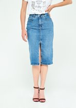 LOLALIZA Denim rok - Blauw - Maat 40