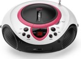 Lenco SCD38 Draagbare CD/USB Speler Roze