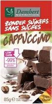 Damhert | Zonder Suikers | Chocoladetablet | Cappuccino | 1 x 85 gram  | Snel afvallen zonder poespas!