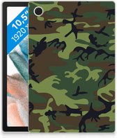 Tablethoesje met foto Samsung Galaxy Tab A8 2021 Bumper Camouflage met doorzichte zijkanten
