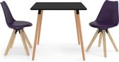 Decoways - 3-delige Eethoek lila