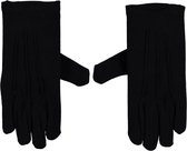 Handschoenen katoen - pieten handschoenen zwart xxl