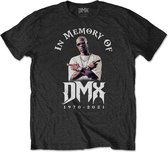DMX Heren Tshirt -2XL- In Memory Zwart