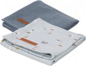 Hydrofiele doeken 70 x 70  Pure Blue / Sailors Bay Blue