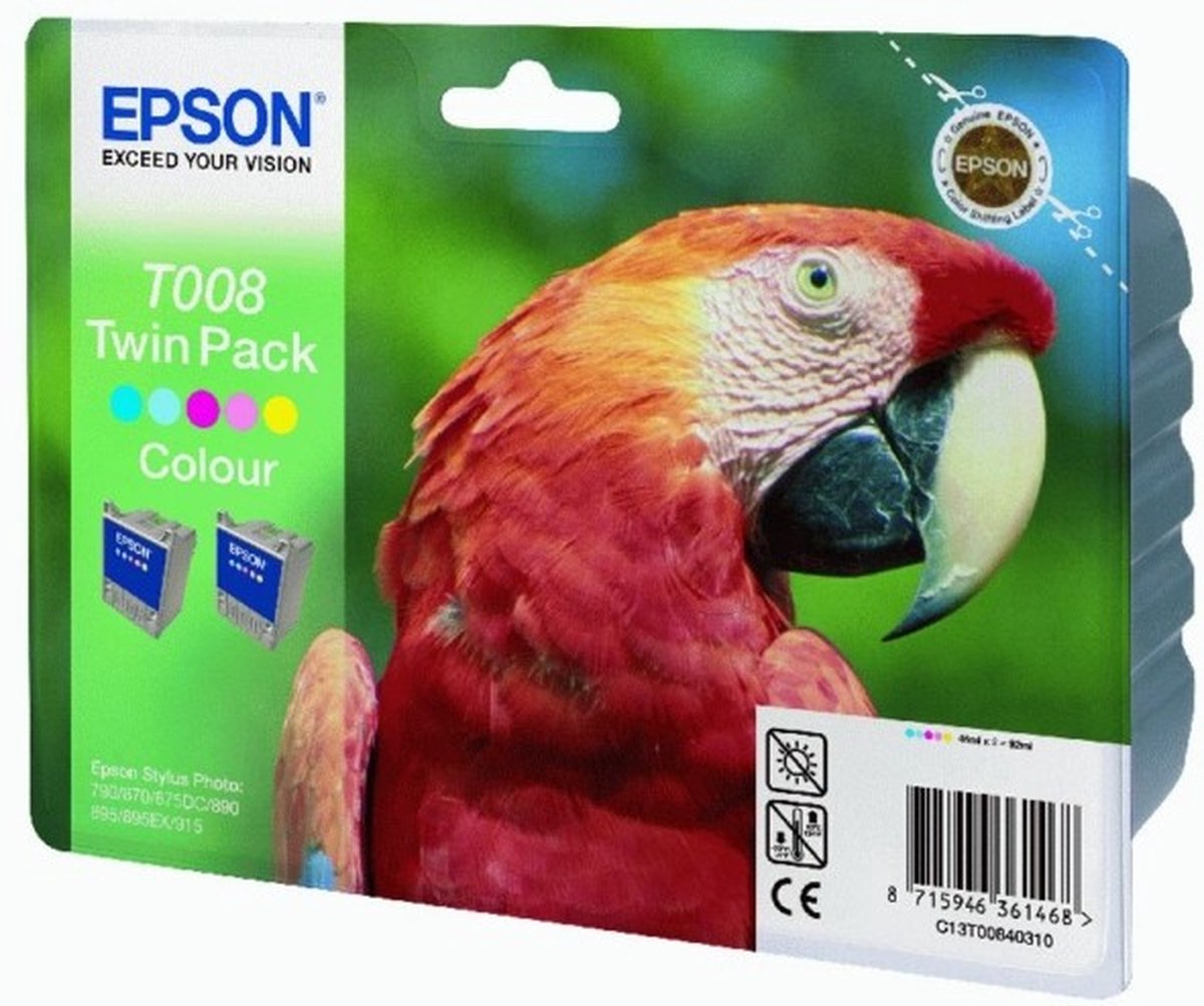 Epson T008 - Inktcartridge / Kleur