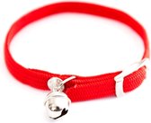 Martin Sellier Halsband Kat Elastisch Nylon Rood 30X1 CM