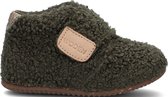 Woden Kim Teddy Babyschoenen -  Babyslofjes - Meisjes - Groen - Maat 23