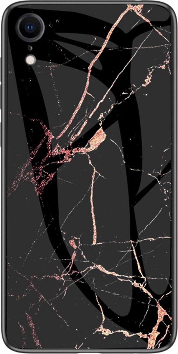 Mobigear Marble Glass - Coque Apple iPhone XR Coque arrière en
