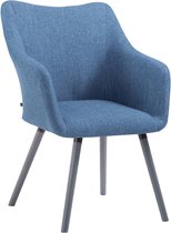 Eetkamer - Bezoekersstoel Keitele Stof G, Blauw