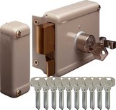 Yale Oplegslot 635-50 met 10 sleutels - DIN Rechts - Doornmaat 50 mm