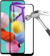 Samsung galaxy A21s 6D Gehard Glas Tempered Glass Screen Protector Cover met Cleaning Set