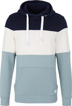 TOM TAILOR cutline hoodie with colorblock Heren Trui - Maat XL