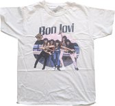 Bon Jovi - Breakout Heren T-shirt - 2XL - Creme
