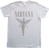 Nirvana - In Utero Tour Heren T-shirt - M - Wit