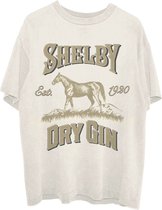 Peaky Blinders Heren Tshirt -2XL- Shelby Dry Gin Creme