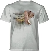 T-shirt Protect Asian Elephant Grey L