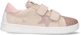 Clic! Cl-20328 Lage sneakers - Leren Sneaker - Meisjes - Beige - Maat 27