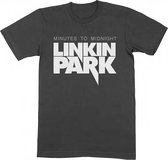 Linkin Park Heren Tshirt -M- Minutes To Midnight Zwart