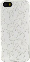 Apple iPhone 5/5s/SE Hoesje - Xccess - Serie - Hard Kunststof Backcover - Prism Design Silver - Hoesje Geschikt Voor Apple iPhone 5/5s/SE