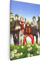 Artaza Canvas Schilderij Anime Naruto - 40x60 - Poster Foto op Canvas - Canvas Print
