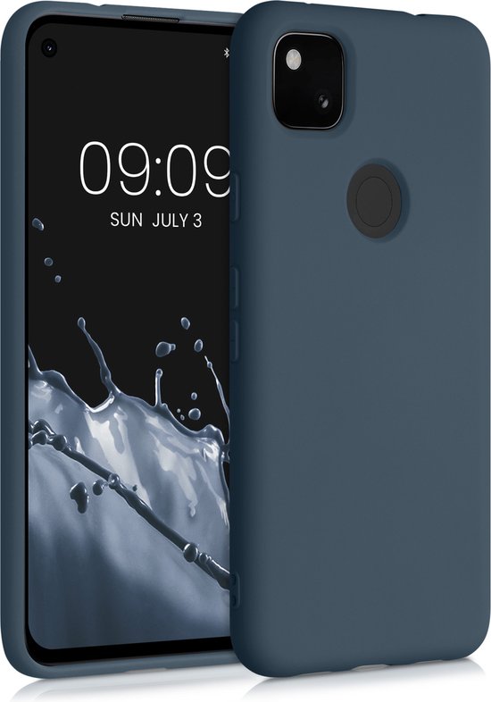 kwmobile telefoonhoesje geschikt voor Google Pixel 4a - Hoesje voor smartphone - Back cover in leisteen