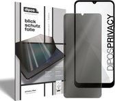 dipos I Blickschutzfolie klar kompatibel mit Samsung Galaxy A03s Sichtschutz-Folie Display-Schutzfolie Privacy-Filter (expres kleiner dan het glas omdat het gebogen is)
