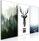 Schilderij - Chilly Nature (Collection).