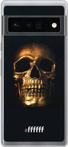 6F hoesje - geschikt voor Google Pixel 6 Pro -  Transparant TPU Case - Gold Skull #ffffff
