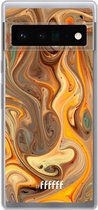 6F hoesje - geschikt voor Google Pixel 6 Pro -  Transparant TPU Case - Brownie Caramel #ffffff