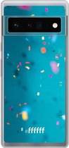 6F hoesje - geschikt voor Google Pixel 6 Pro -  Transparant TPU Case - Confetti #ffffff