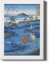 Walljar - Utagawa Kuniyoshi - Noji - Muurdecoratie - Canvas schilderij