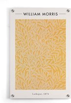 Walljar - William Morris - Larkspur III - Muurdecoratie - Plexiglas schilderij