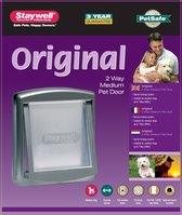 Petsafe 757 Hondenluik - Medium - Zilver/Tranparant