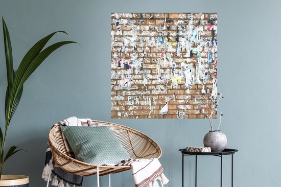 Stickers Stickers muraux - Brique - Mur - Affiche - 50x50 cm - Film adhésif