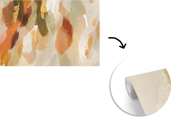 Papier peint - Art Papier peint photo - Peinture - Rouge - Largeur 360 cm x Hauteur 240 cm
