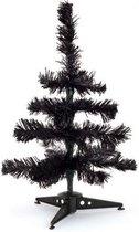 LuxuryLiving - Kerstboom - Verstelbaar - Plastic - 15 x 30 x 15 cm - Zwart