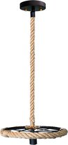 OHNO - Woonaccessoires - Rory Hanglamp - Zwart, Touw - Tijdloos - Modern - Trendy