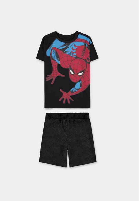 Pyjama Enfant Marvel SpiderMan Court - Kids 158- Spider-man Zwart
